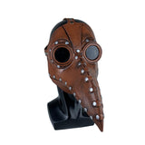 Halloween Beak Face Cover Latex Steampunk Face Cover for Halloween Party Cosplay Costume Dress Up Props Bar Decors - 45-Degree Angle
