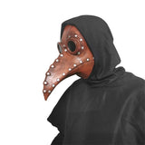 Halloween Beak Face Cover Latex Steampunk Face Cover for Halloween Party Cosplay Costume Dress Up Props Bar Decors - Low Angle