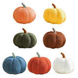 Artificial Pumpkin Cute Plush Pumpkin Fall Harvest Stuffed Pumpkin Halloween Thanksgiving Decorations Photography Props - Extra Image