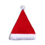 LED Christmas Hat Light Up Plush Santa Hat Christmas Costume Props Holiday Party Supplies - Extra Image