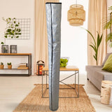 Flexible Aluminum Ducting Insulated Aluminum Foil Pipe Wrap for Heating Cooling Ventilation and Exhaust - Rear View
