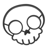 Funny Skeleton Head Fried Egg Mold Silicone Non Stick Egg Shaper Ring Creative Pancake Form Mold Maker - Front View