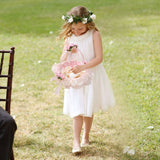 Wedding Flower Girl Basket Multipurpose Romantic for Wedding Ceremony