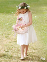 Wedding Flower Girl Basket Multipurpose Romantic for Wedding Ceremony