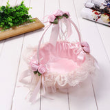 Wedding Flower Girl Basket Multipurpose Romantic for Wedding Ceremony