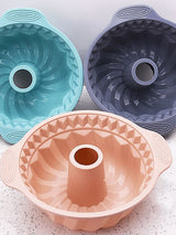 Double Ear Silicone Mousse Cake Mould High Temperature Resistant Cake Pan DIY Cake Baking Tool - Extra Image