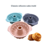 Double Ear Silicone Mousse Cake Mould High Temperature Resistant Cake Pan DIY Cake Baking Tool - Rear View