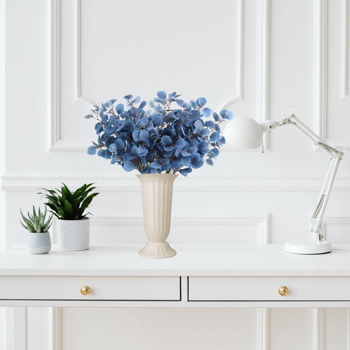 Artificial Eucalyptus Leaves Simulation Plant Fake Flower Home Decoration Flowers