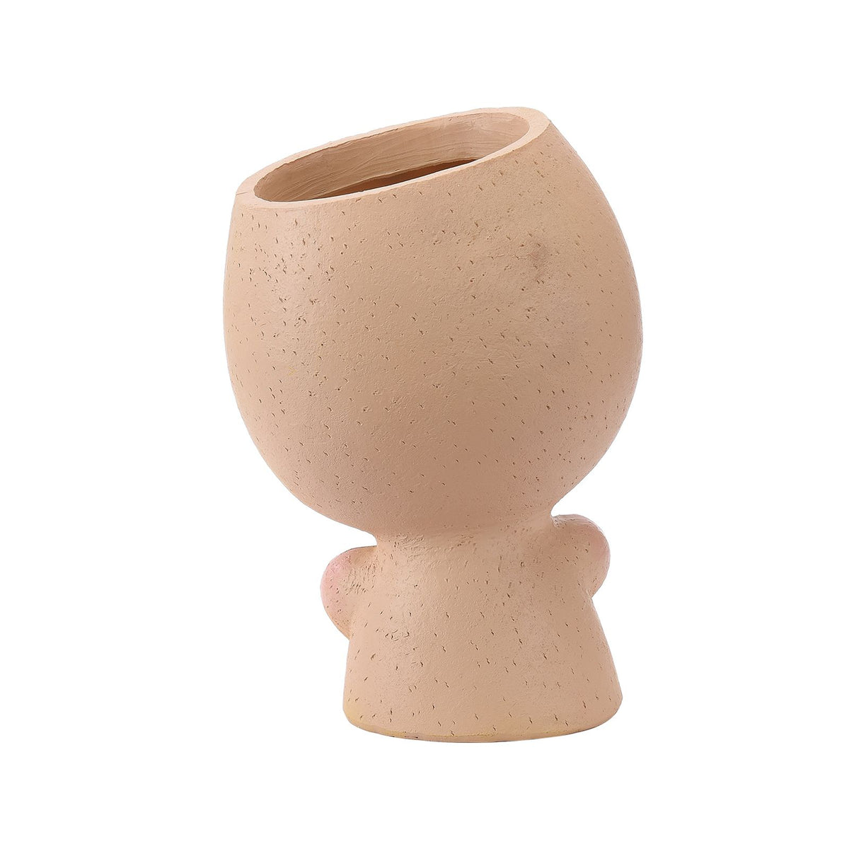 Face Planter Pots Head Planter Face Flower Pot Head Planter for Indoor Outdoor Plants with Drainage Hole Closed Eyes