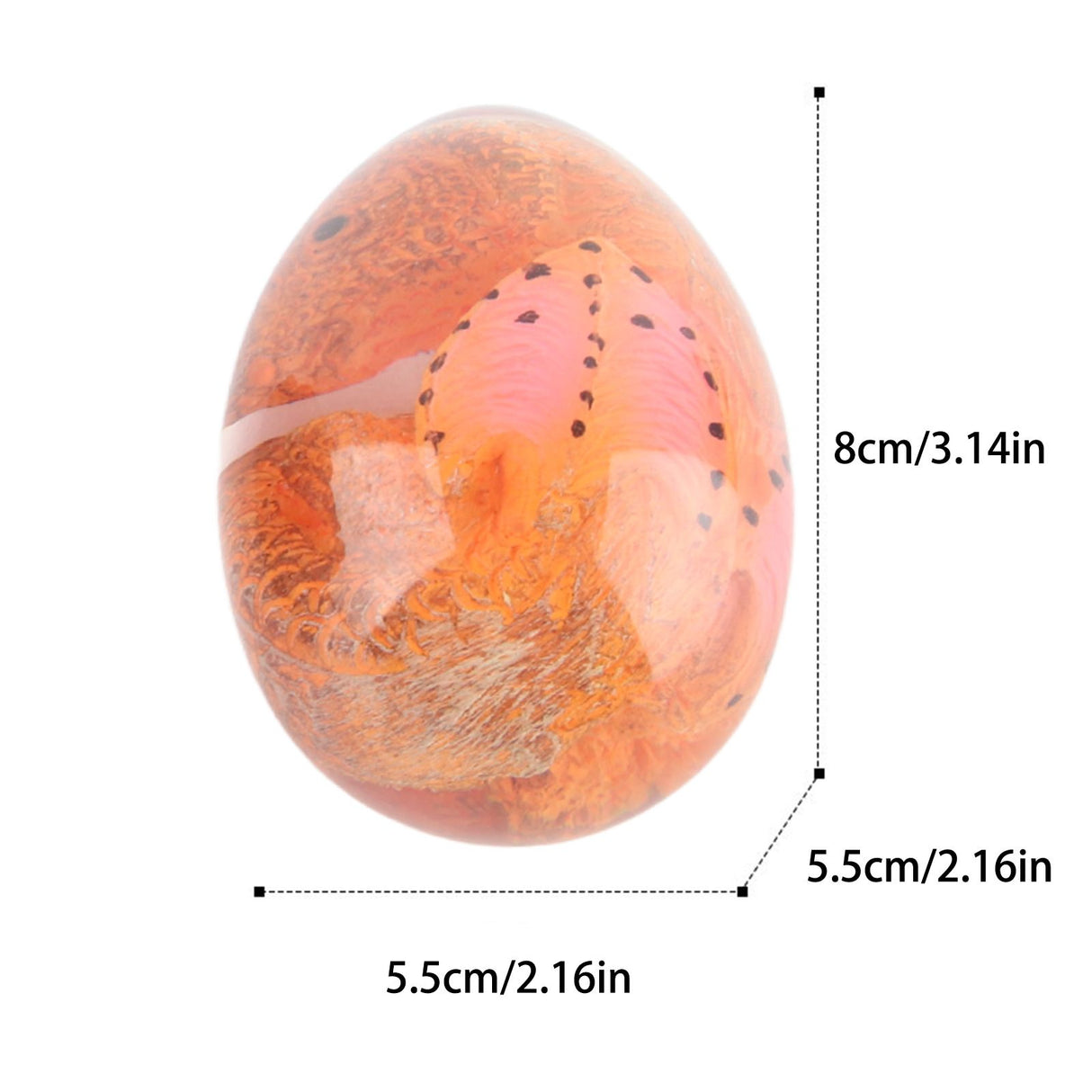 Saurs Dragon Eggs Glowing Resin Lava Saurs Egg Home Ornaments Collections