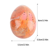 Saurs Dragon Eggs Glowing Resin Lava Saurs Egg Home Ornaments Collections - Rear View