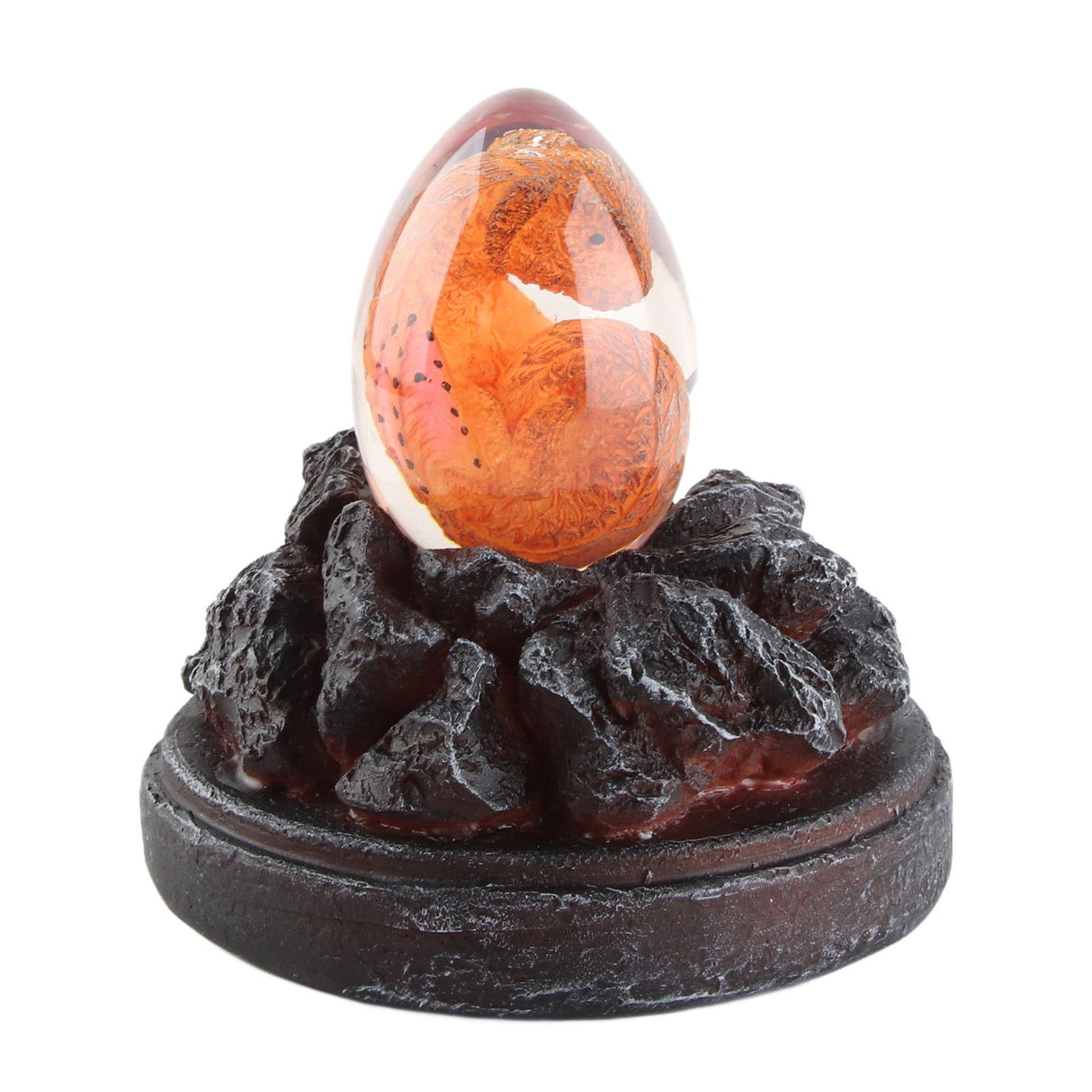 Saurs Dragon Eggs Glowing Resin Lava Saurs Egg Home Ornaments Collections