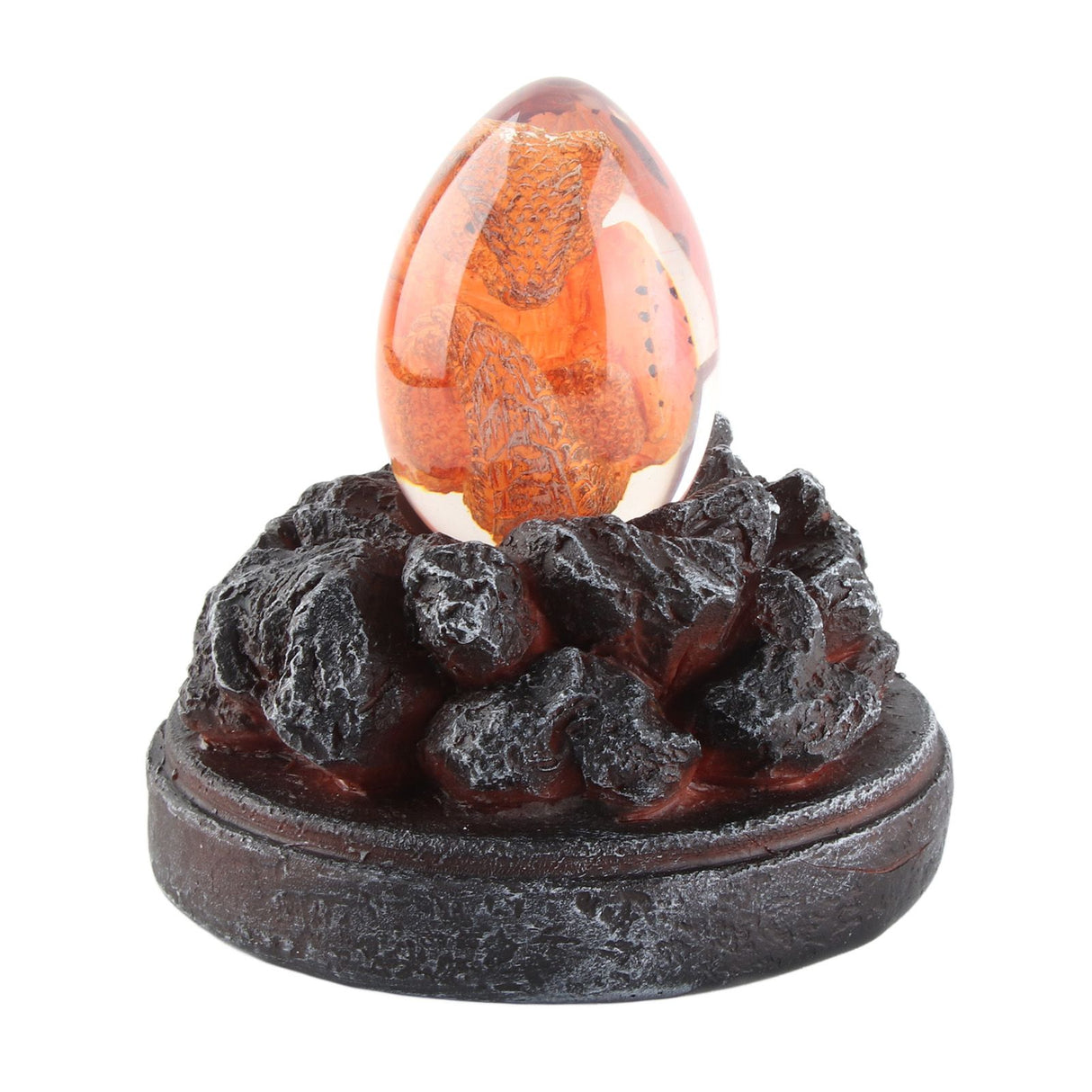 Saurs Dragon Eggs Glowing Resin Lava Saurs Egg Home Ornaments Collections