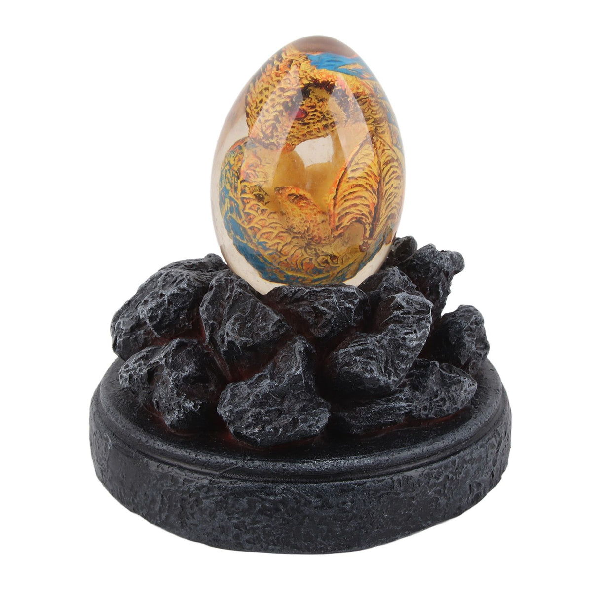 Glowing Resin Saurs Egg Home Ornaments Collections and Gifts for Friends