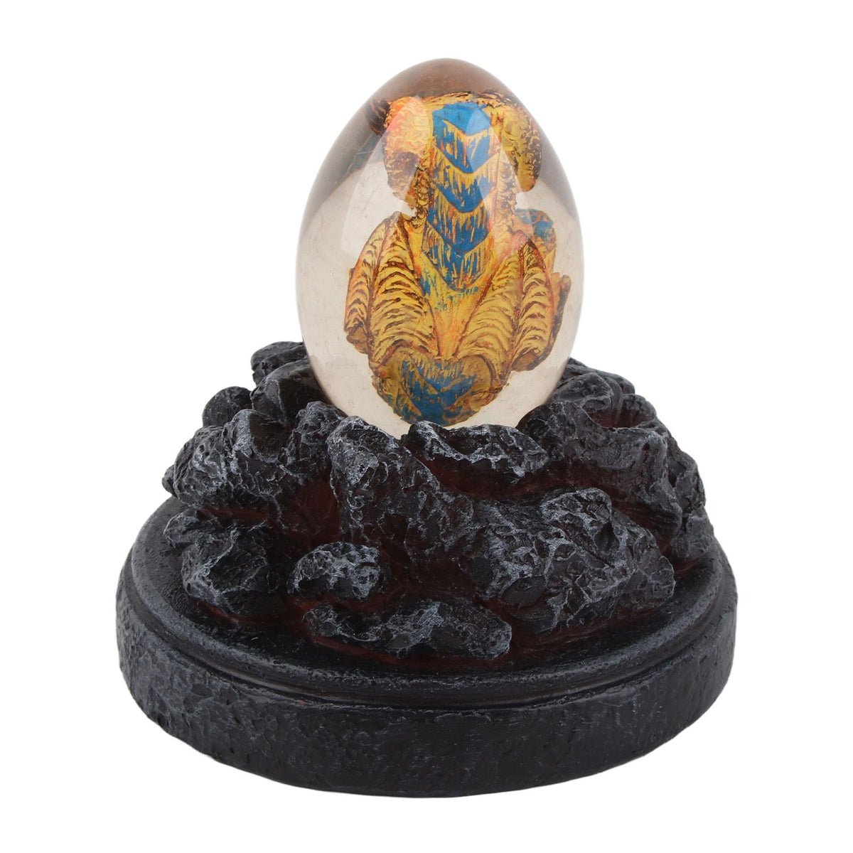Glowing Resin Saurs Egg Home Ornaments Collections and Gifts for Friends