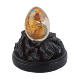 Glowing Resin Saurs Egg Home Ornaments Collections and Gifts for Friends