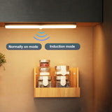 Intelligent LED Human Body Sensor Light Bar Rechargeable Wireless Night Light for Cabinet Closet - Side View