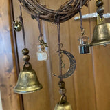 Wall Hanging Wind Chimes Praying for Blessings Bell Door Talisman Witchcraft Decorative Pendant - Top-Down View
