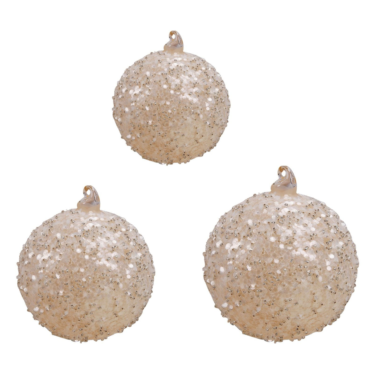 Christmas Ball Ornament Sequins Glass Balls Hanging Globe Decoration for Wedding Festival Party Wedding
