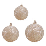 Christmas Ball Ornament Sequins Glass Balls Hanging Globe Decoration for Wedding Festival Party Wedding - Extra Image