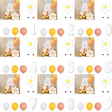 Daisy Balloons Set Aluminum Film Reusable Party Decoration Balloons for Baby Shower Wedding Birthday - Low Angle