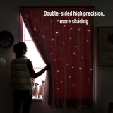 0.7x1.0M Self Adhesive Portable Blackout Curtains Easy to Install Bedroom Window