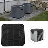 Outdoor Air Conditioner Cover 600D Oxford Cloth Waterproof Dustproof Wearproof Air Conditioner Protective Cover 71x71cm / 28.0x28.0in