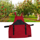 Gardening Apron Dark Red 210D PVC Waterproof Fabric Regulable Straps Lightweight Durable Outdoor Apron - Extra Image