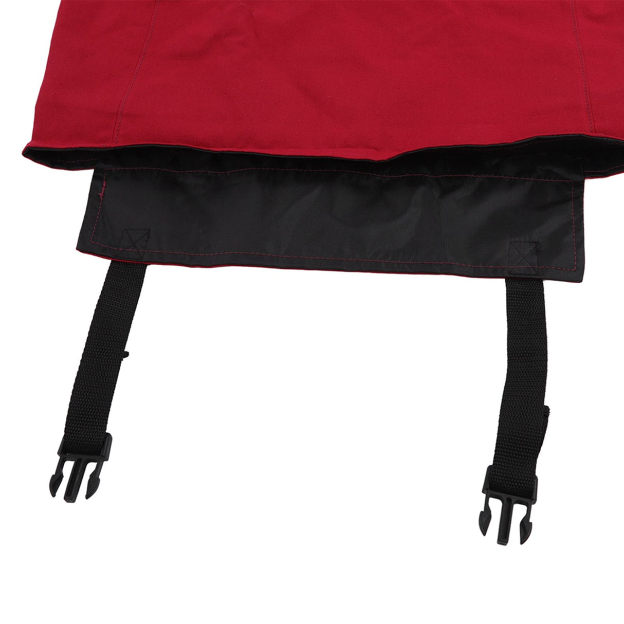 Gardening Apron Dark Red 210D PVC Waterproof Fabric Regulable Straps Lightweight Durable Outdoor Apron