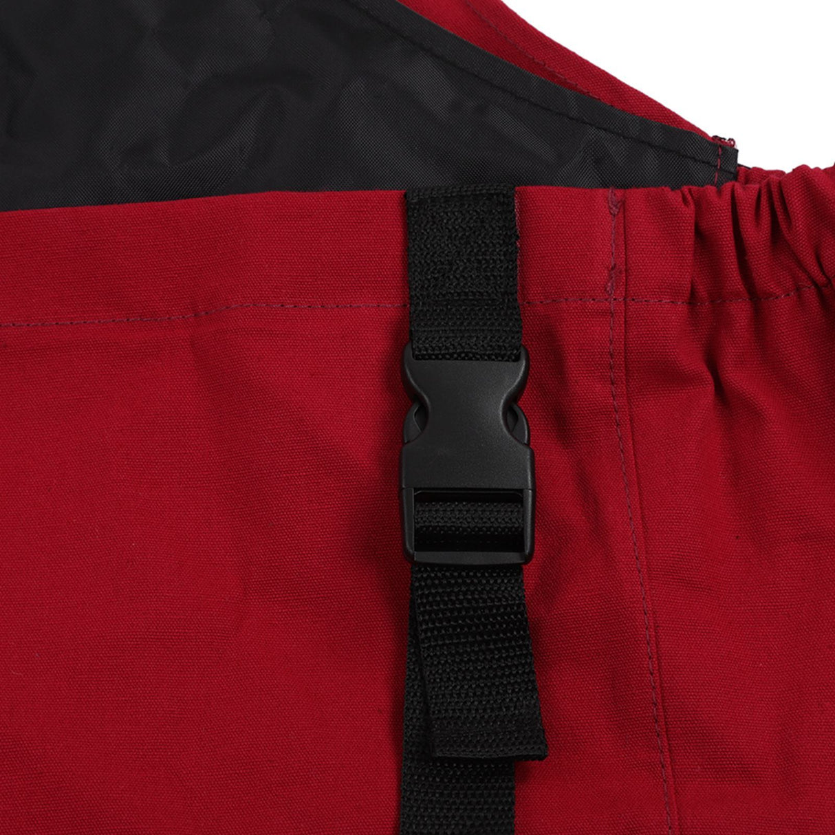 Gardening Apron Dark Red 210D PVC Waterproof Fabric Regulable Straps Lightweight Durable Outdoor Apron
