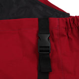 Gardening Apron Dark Red 210D PVC Waterproof Fabric Regulable Straps Lightweight Durable Outdoor Apron - Extra Image