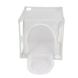 Insect Observation Cage PVC Mesh White Reusable Butterfly Habitat Breeding Incubator Box Reversed U Shaped