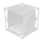 Insect Observation Cage PVC Mesh White Reusable Butterfly Habitat Breeding Incubator Box Reversed U Shaped