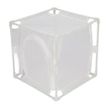 Insect Observation Cage PVC Mesh White Reusable Butterfly Habitat Breeding Incubator Box Reversed U Shaped - Close-Up Angle