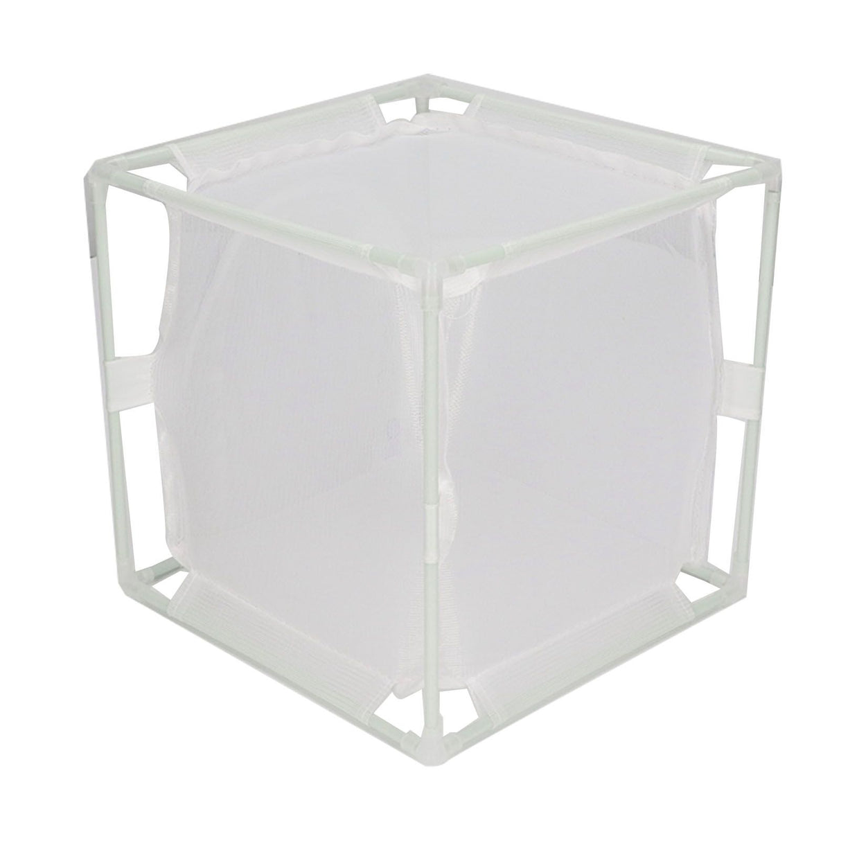 Insect Observation Cage PVC Mesh White Reusable Butterfly Habitat Breeding Incubator Box Reversed U Shaped
