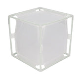 Insect Observation Cage PVC Mesh White Reusable Butterfly Habitat Breeding Incubator Box Reversed U Shaped