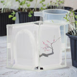 Insect Observation Cage PVC Mesh White Reusable Butterfly Habitat Breeding Incubator Box Reversed U Shaped - Extra Image
