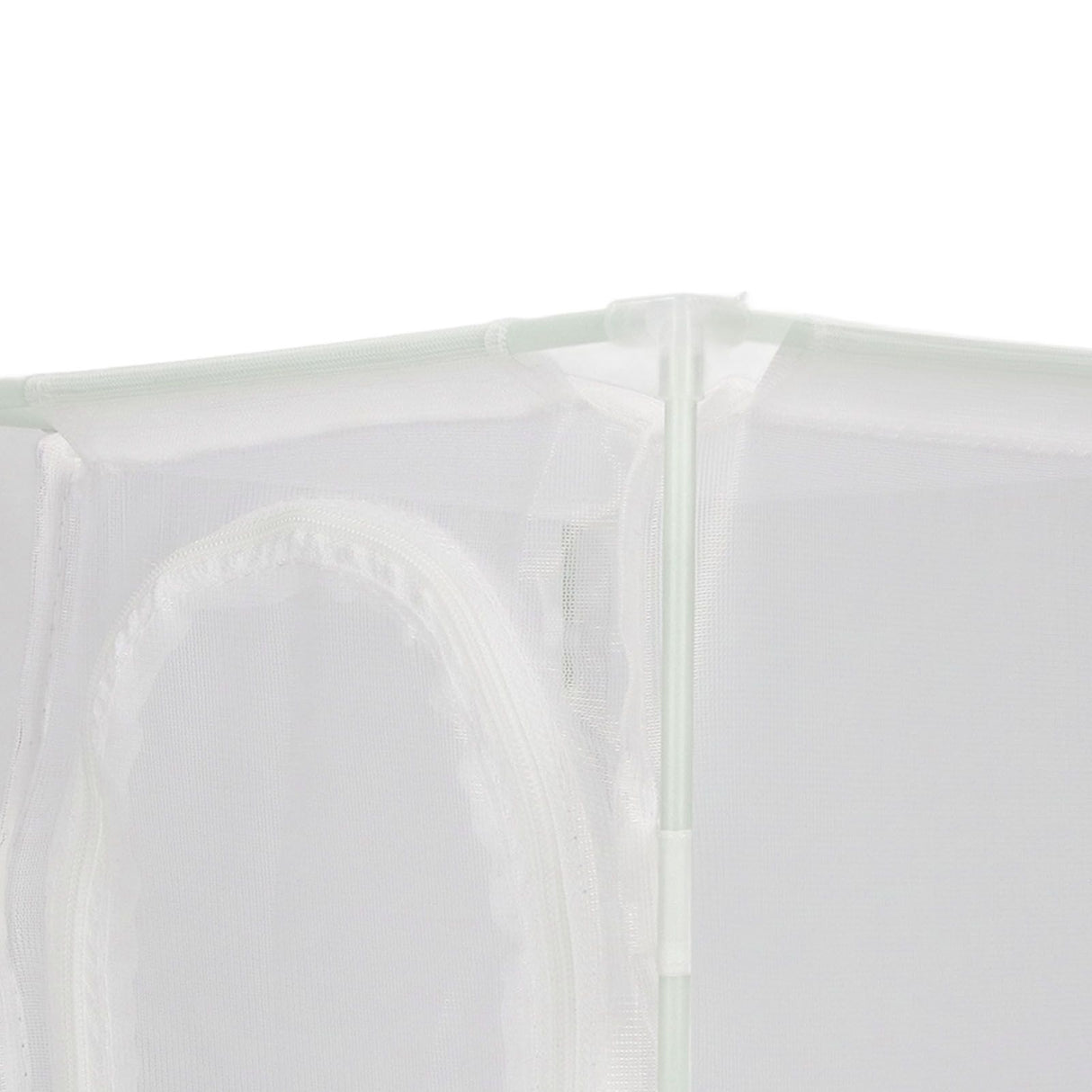 Insect Observation Cage PVC Mesh White Reusable Butterfly Habitat Breeding Incubator Box Reversed U Shaped