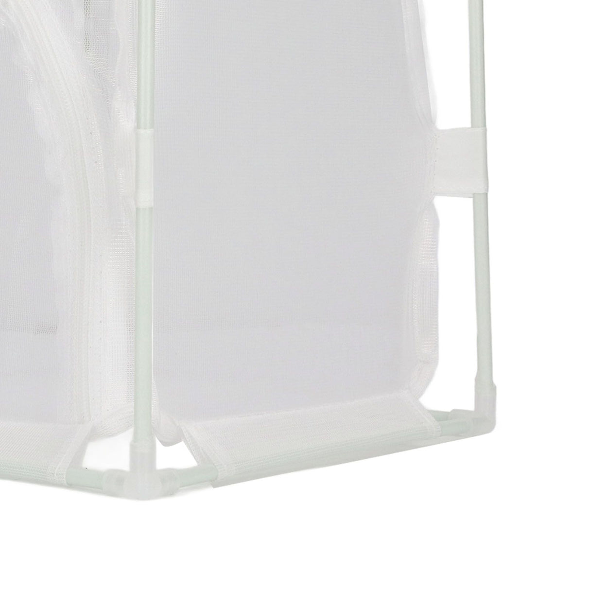 Insect Observation Cage PVC Mesh White Reusable Butterfly Habitat Breeding Incubator Box Reversed U Shaped