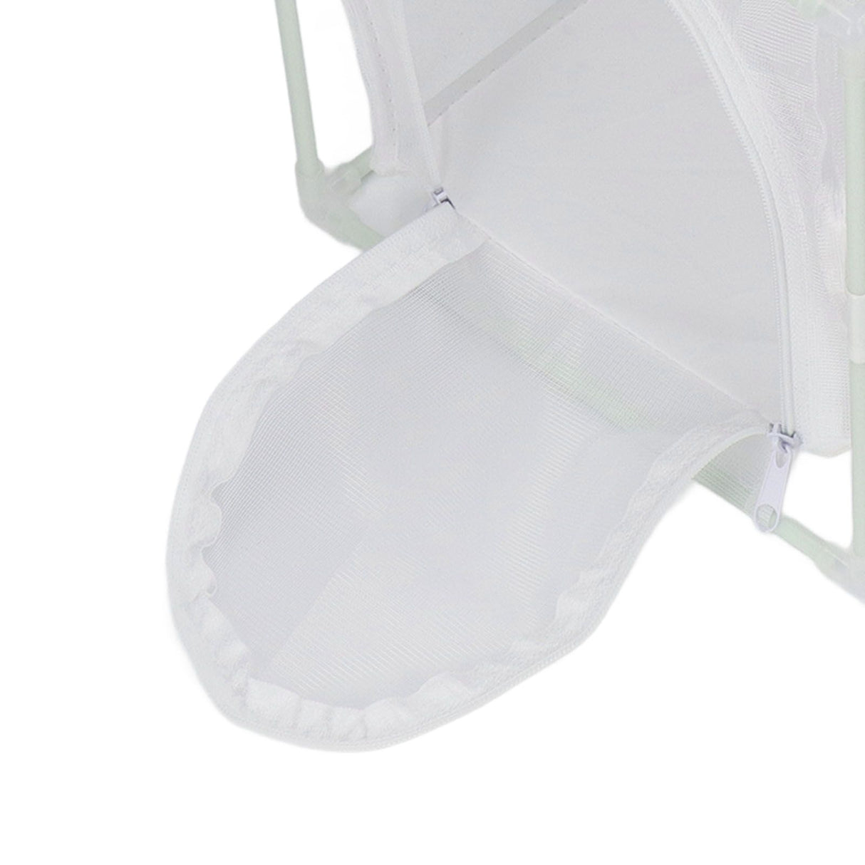 Insect Observation Cage PVC Mesh White Reusable Butterfly Habitat Breeding Incubator Box Reversed U Shaped