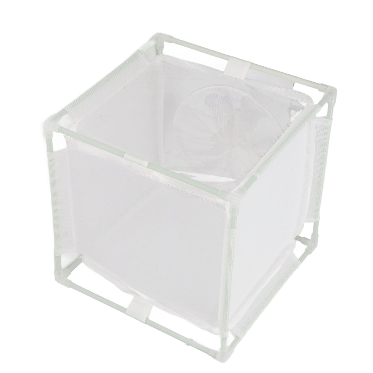 Insect Observation Cage PVC Mesh White Reusable Butterfly Habitat Breeding Incubator Box Sleeve Shaped