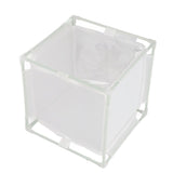 Insect Observation Cage PVC Mesh White Reusable Butterfly Habitat Breeding Incubator Box Sleeve Shaped
