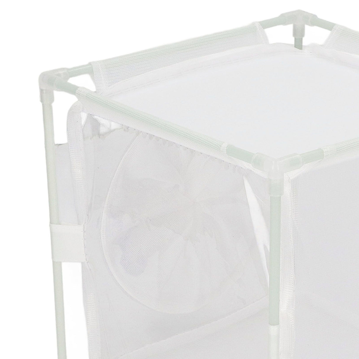 Insect Observation Cage PVC Mesh White Reusable Butterfly Habitat Breeding Incubator Box Sleeve Shaped