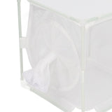 Insect Observation Cage PVC Mesh White Reusable Butterfly Habitat Breeding Incubator Box Sleeve Shaped