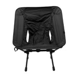 Outdoor Portable Folding Moon Chair Lightweight Leisure Camping Children Chair for Beach Fishing Sketch Black