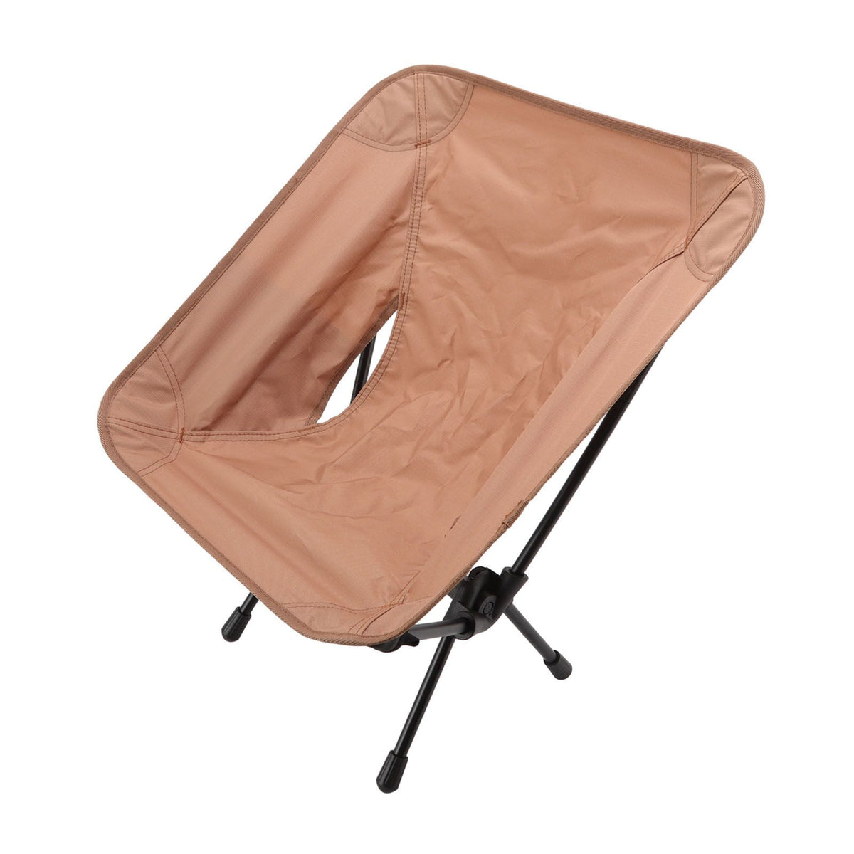 Outdoor Portable Folding Moon Chair Lightweight Leisure Camping Children Chair for Beach Fishing Sketch Sand Color