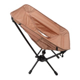 Outdoor Portable Folding Moon Chair Lightweight Leisure Camping Children Chair for Beach Fishing Sketch Sand Color - Rear View