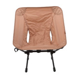 Outdoor Portable Folding Moon Chair Lightweight Leisure Camping Children Chair for Beach Fishing Sketch Sand Color