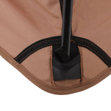 Outdoor Portable Folding Moon Chair Lightweight Leisure Camping Children Chair for Beach Fishing Sketch Sand Color - Extra Image