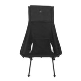 Camping Backpacking Chair Multipurpose Portable Folding Camping Chairs for Hiking Travel Beach Picnic Black - Side View